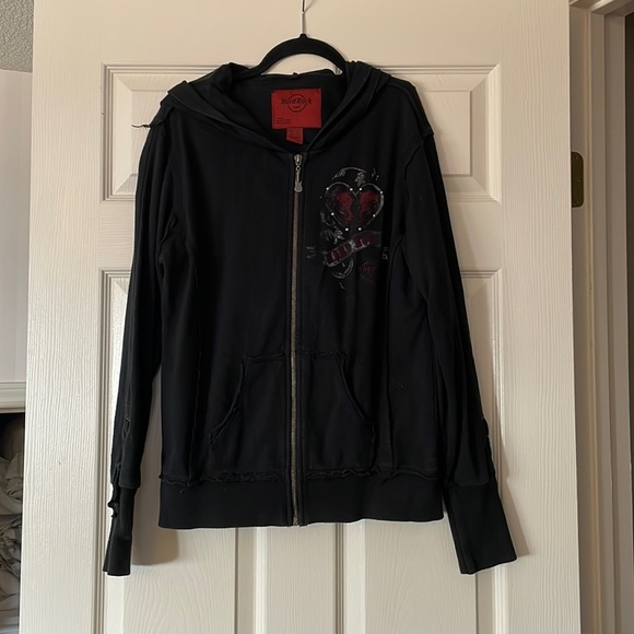 Hard Rock Cafe zip up. Slim fit. - Picture 1 of 7